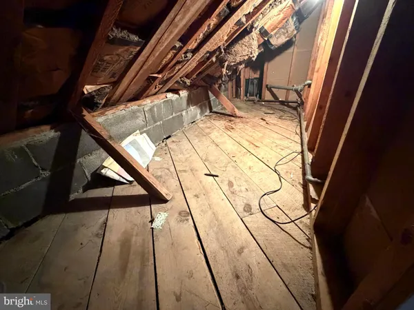 a view of storage and utility room