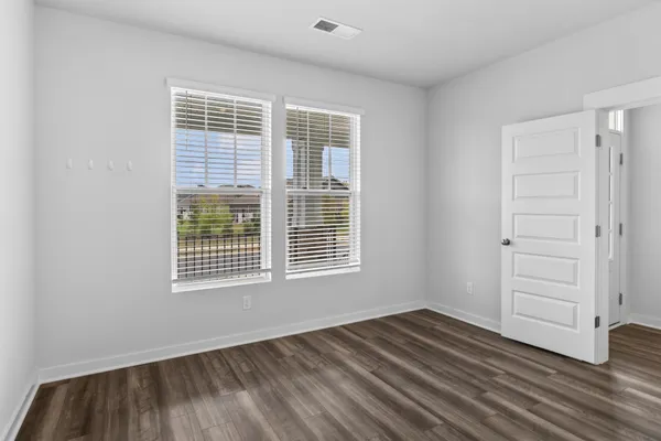 a view of front door of house