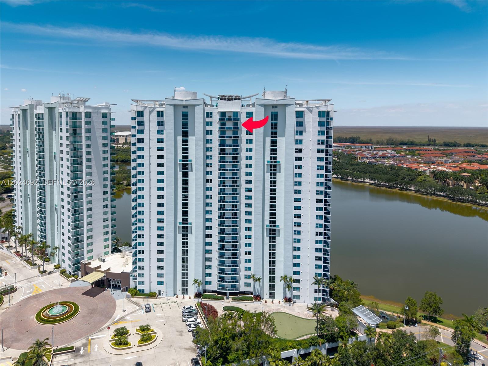 2641 North Flamingo Road, Unit 2605N Sunrise, FL 33323 - Photo 51 of 56 a view of city and a lake