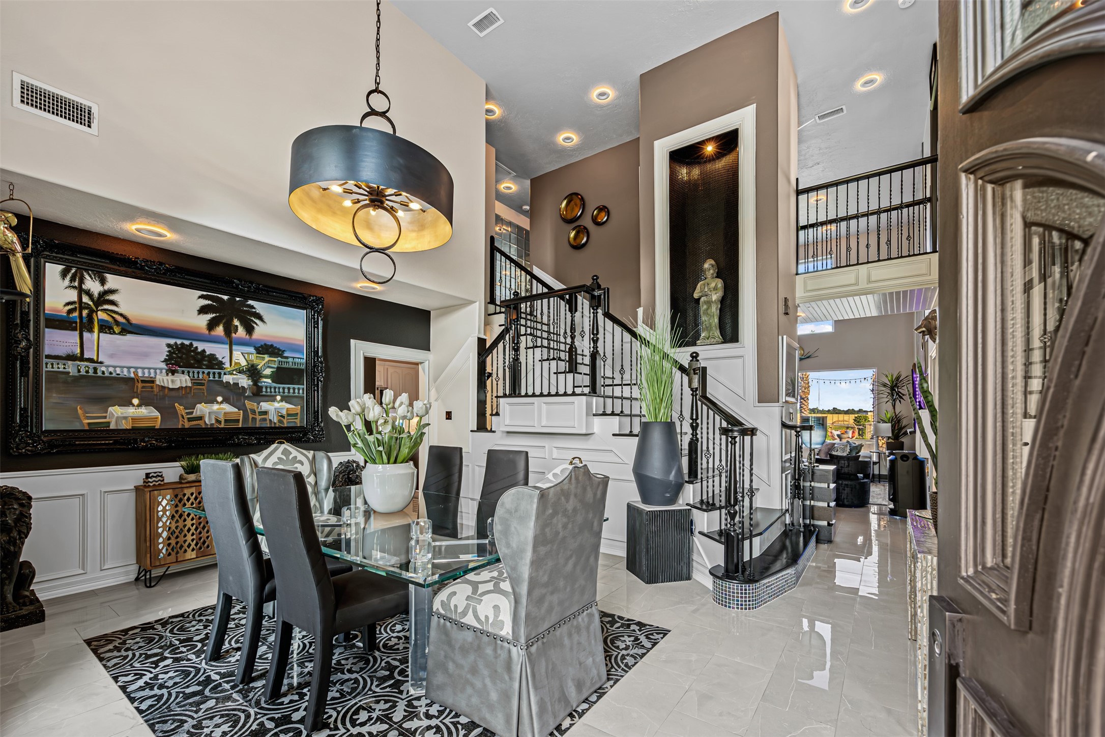 12345 White Oak Point Conroe, TX 77304 - Photo 6 of 50 a view of a dining room with furniture
