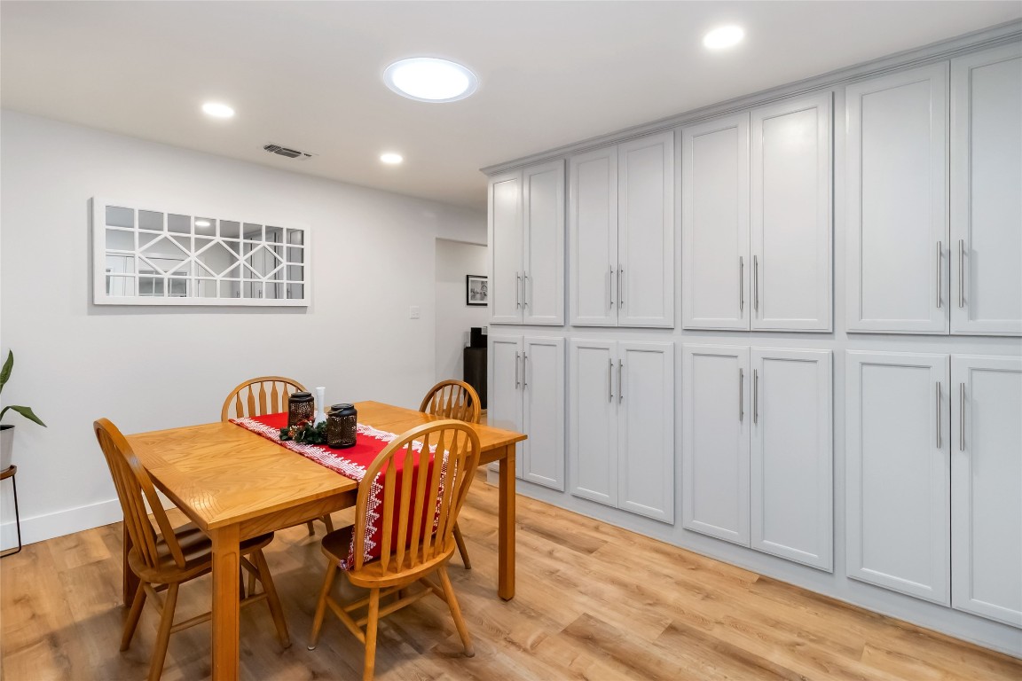326 Pine View Loop Bastrop, TX 78602 - Photo 11 of 29 Dining room with recessed lighting and light wood-type flooring