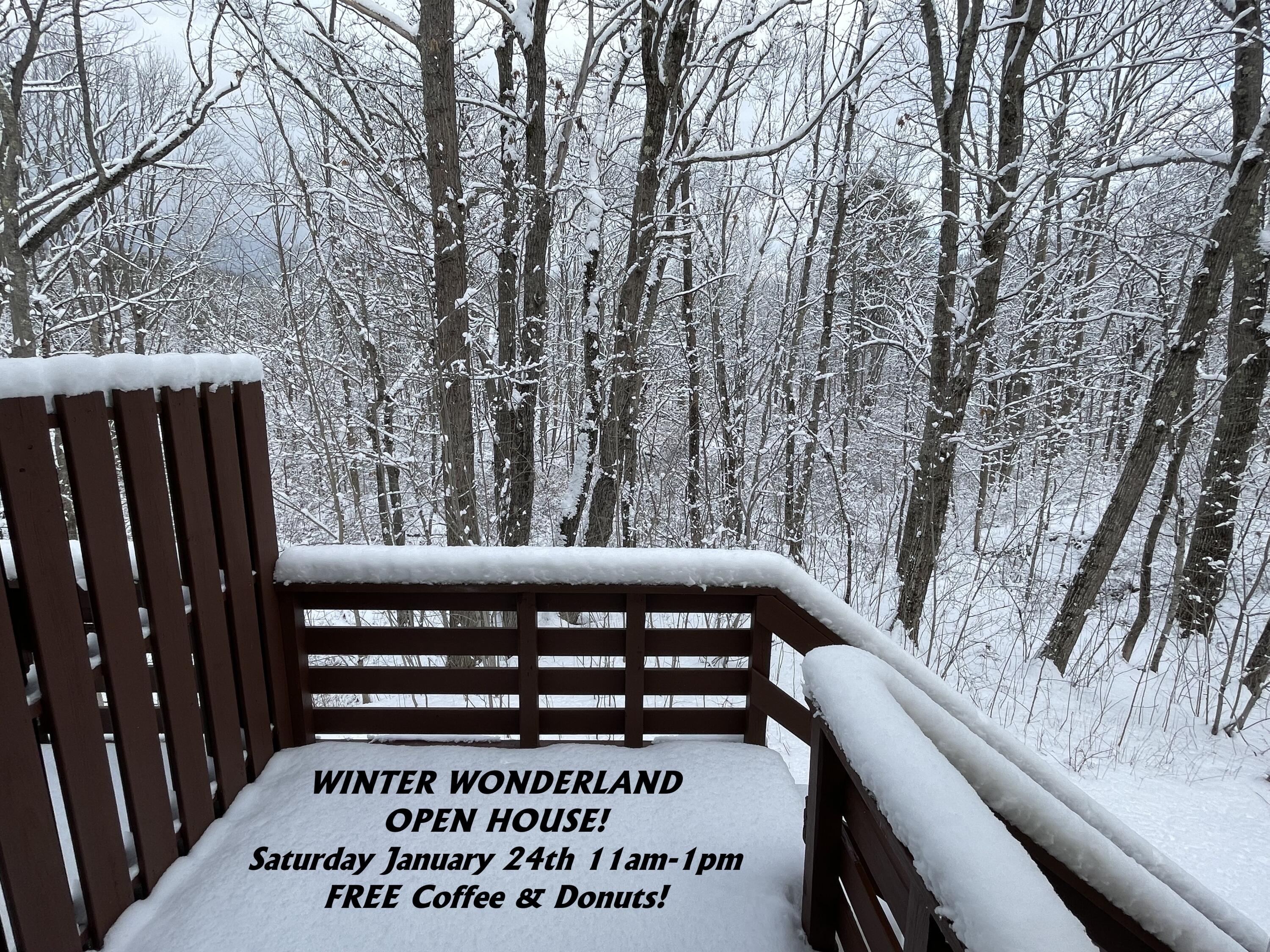 Open House 1/24 11a-1p Coffee & Donuts