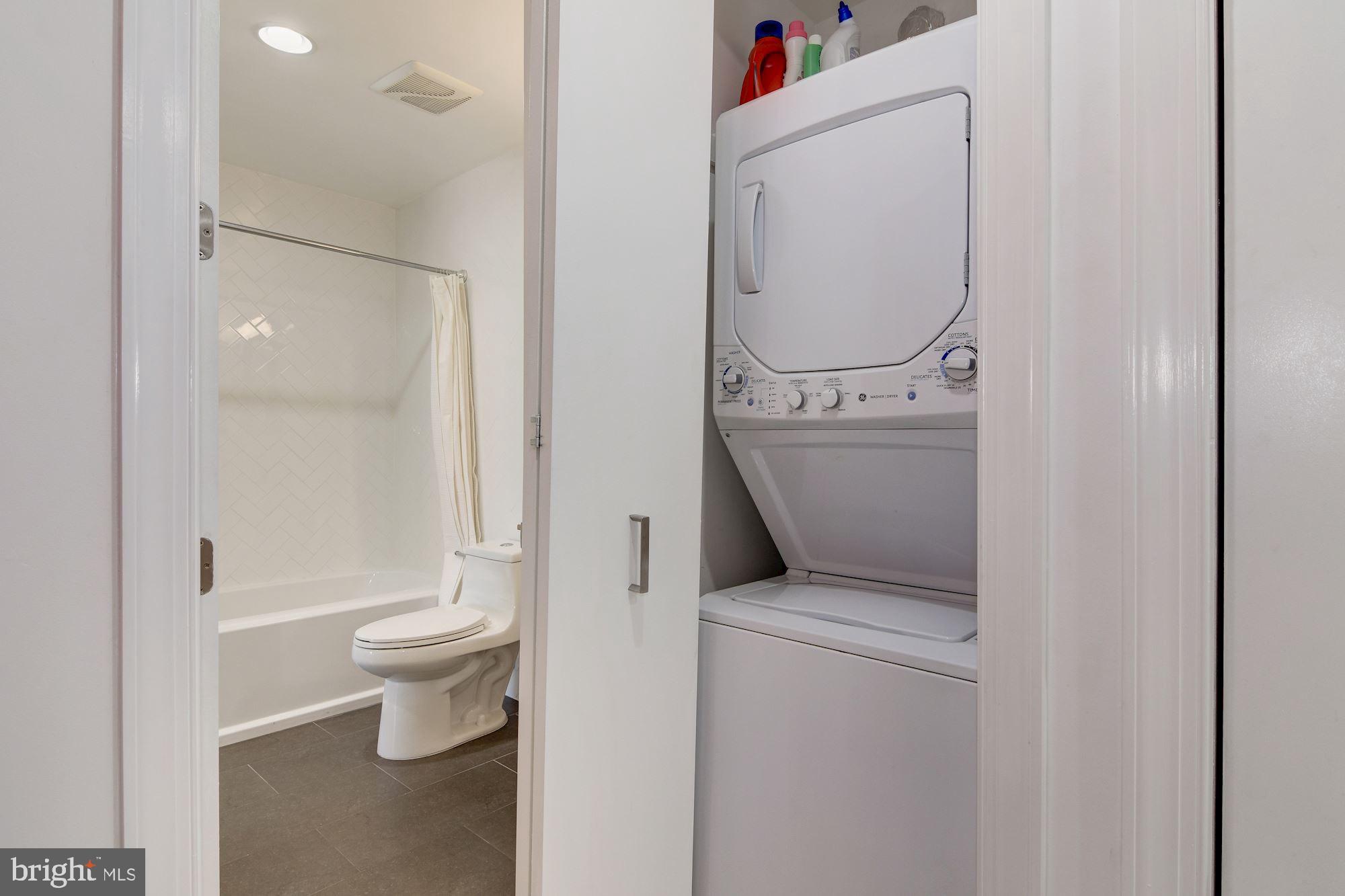 3225 Grace Street Northwest, Unit 208 Washington, DC 20007 - Photo 11 of 16 In unit washer/dryer