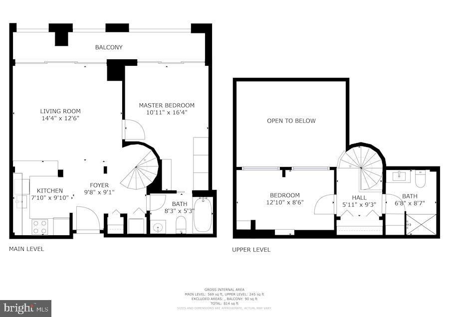3225 Grace Street Northwest, Unit 208 Washington, DC 20007 - Photo 16 of 16 Floor Plan