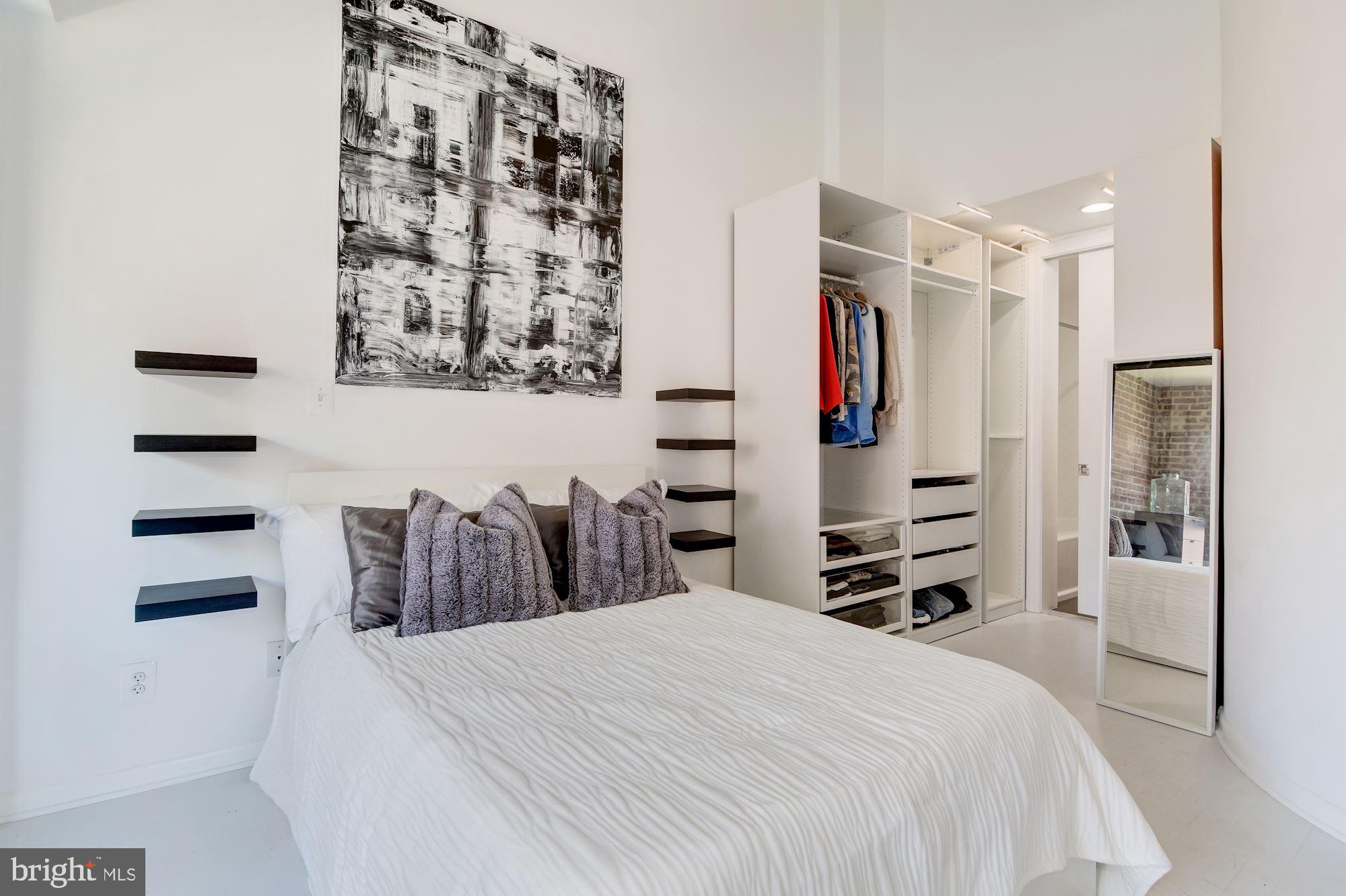 3225 Grace Street Northwest, Unit 208 Washington, DC 20007 - Photo 7 of 16 Master bedroom w/expansive closet space