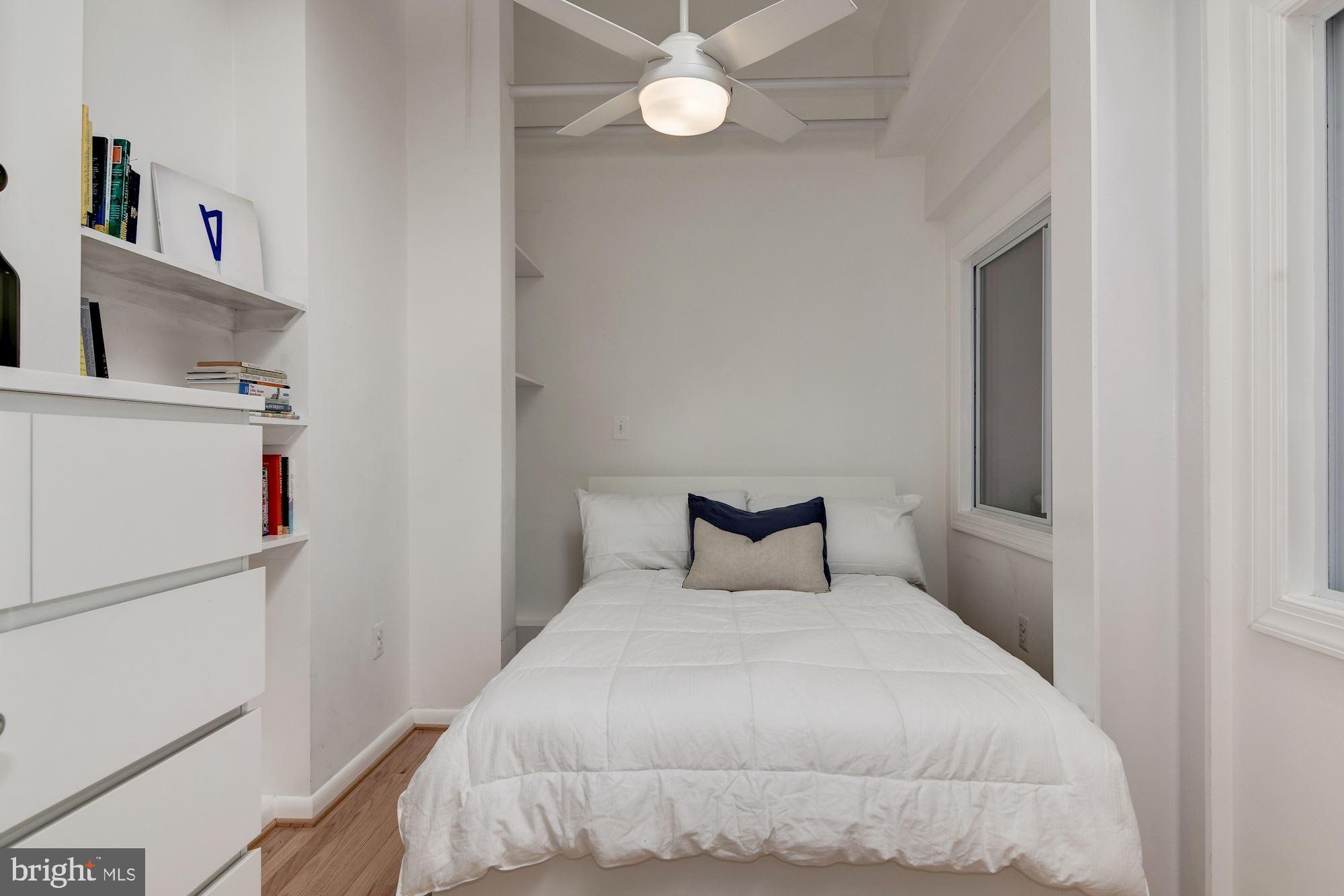 3225 Grace Street Northwest, Unit 208 Washington, DC 20007 - Photo 9 of 16 Upper floor bedroom #2 w/skylight