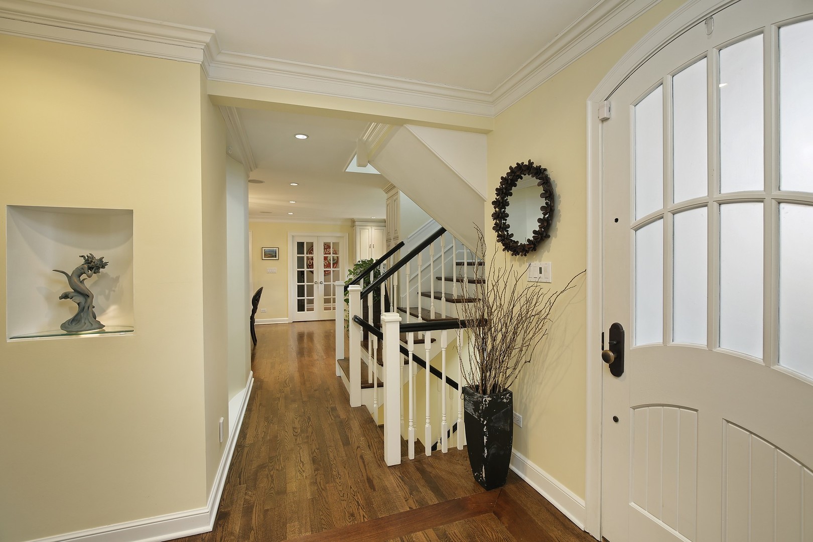 835 Shermer Road Northbrook, IL 60062 - Photo 5 of 39 a view of entryway and hall with wooden floor