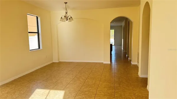 a view of livingroom with kitchen
