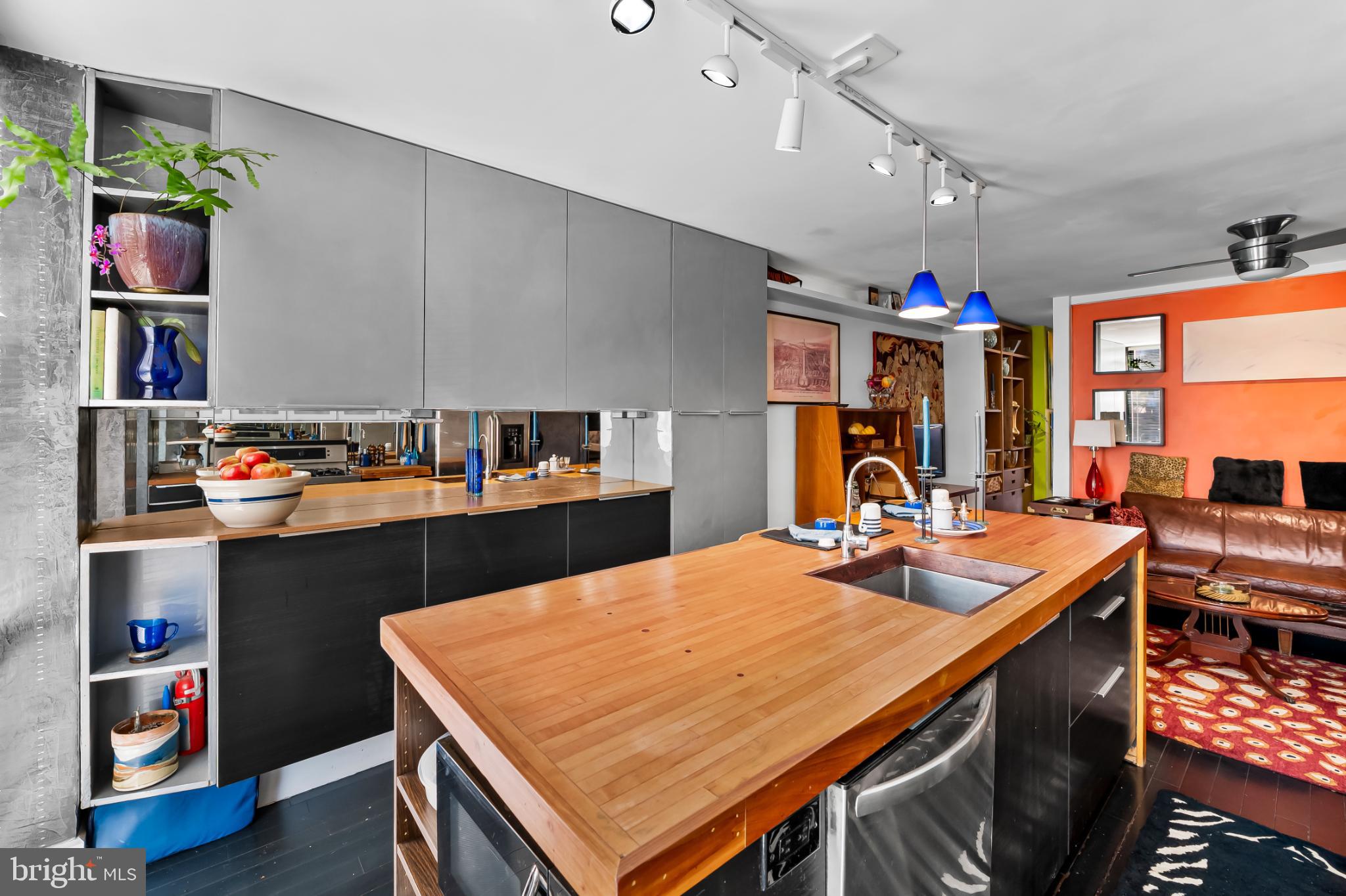 1407 Jordan Street Baltimore, MD 21217 - Photo 20 of 75 Sleek, updated kitchen with a chic central island.