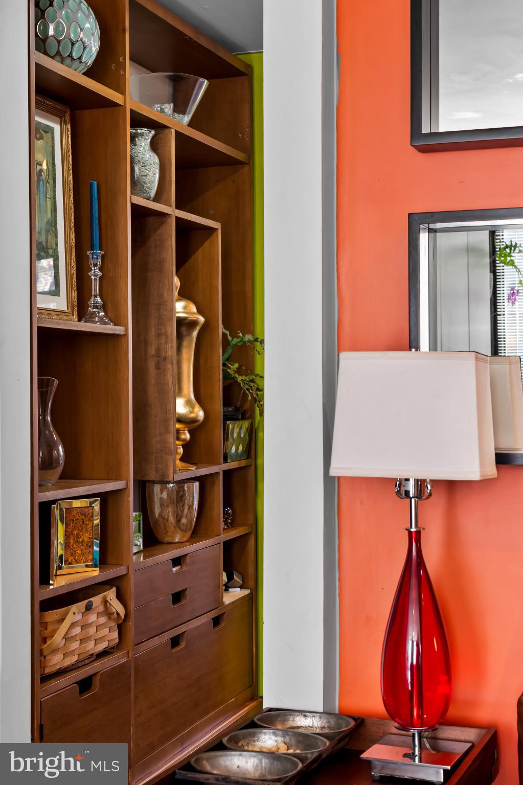 1407 Jordan Street Baltimore, MD 21217 - Photo 25 of 75 View of living room built in shelves
