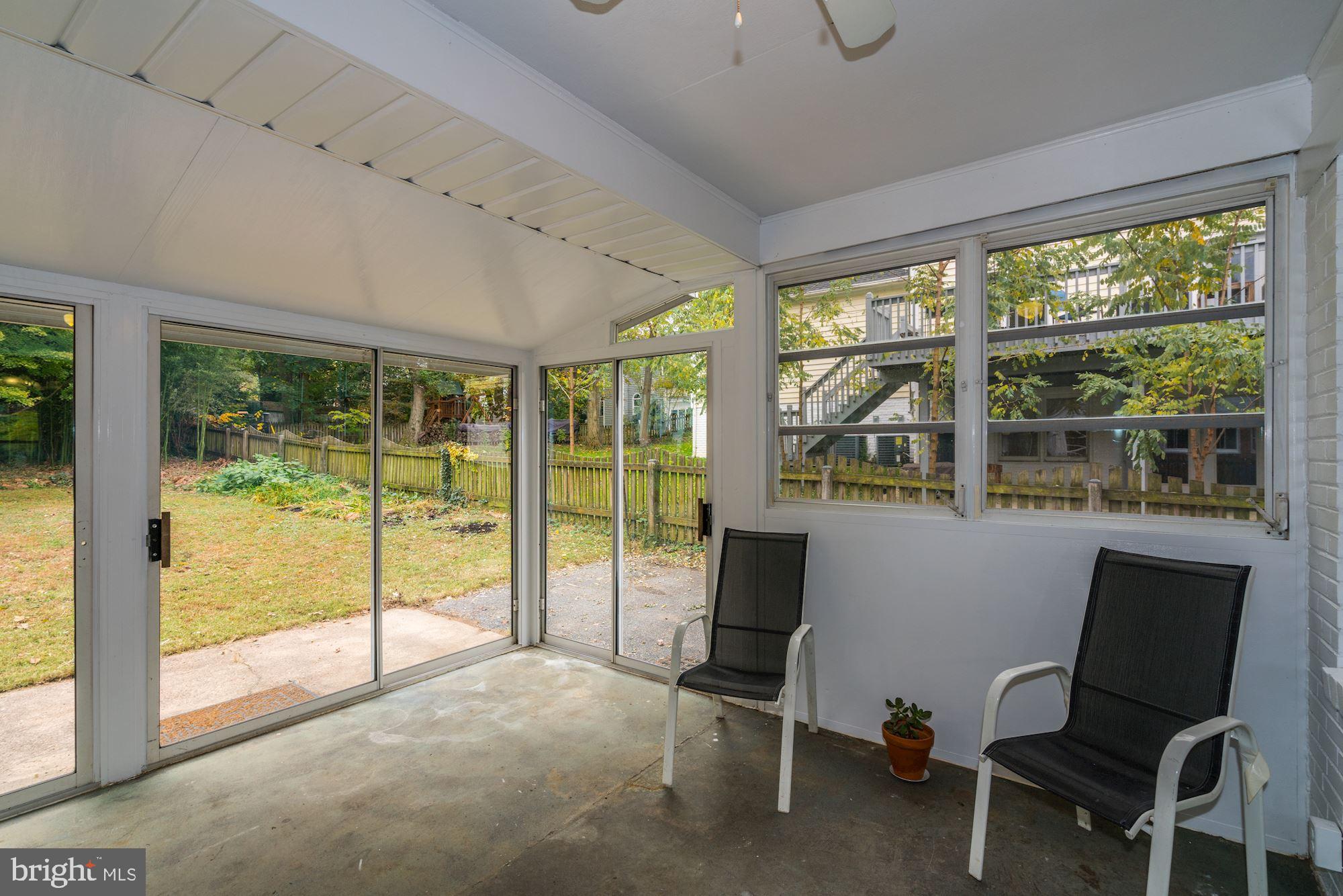 1608 Grace Church Road Silver Spring, MD 20910 - Photo 21 of 26 Enclosed porch lets in lots of light