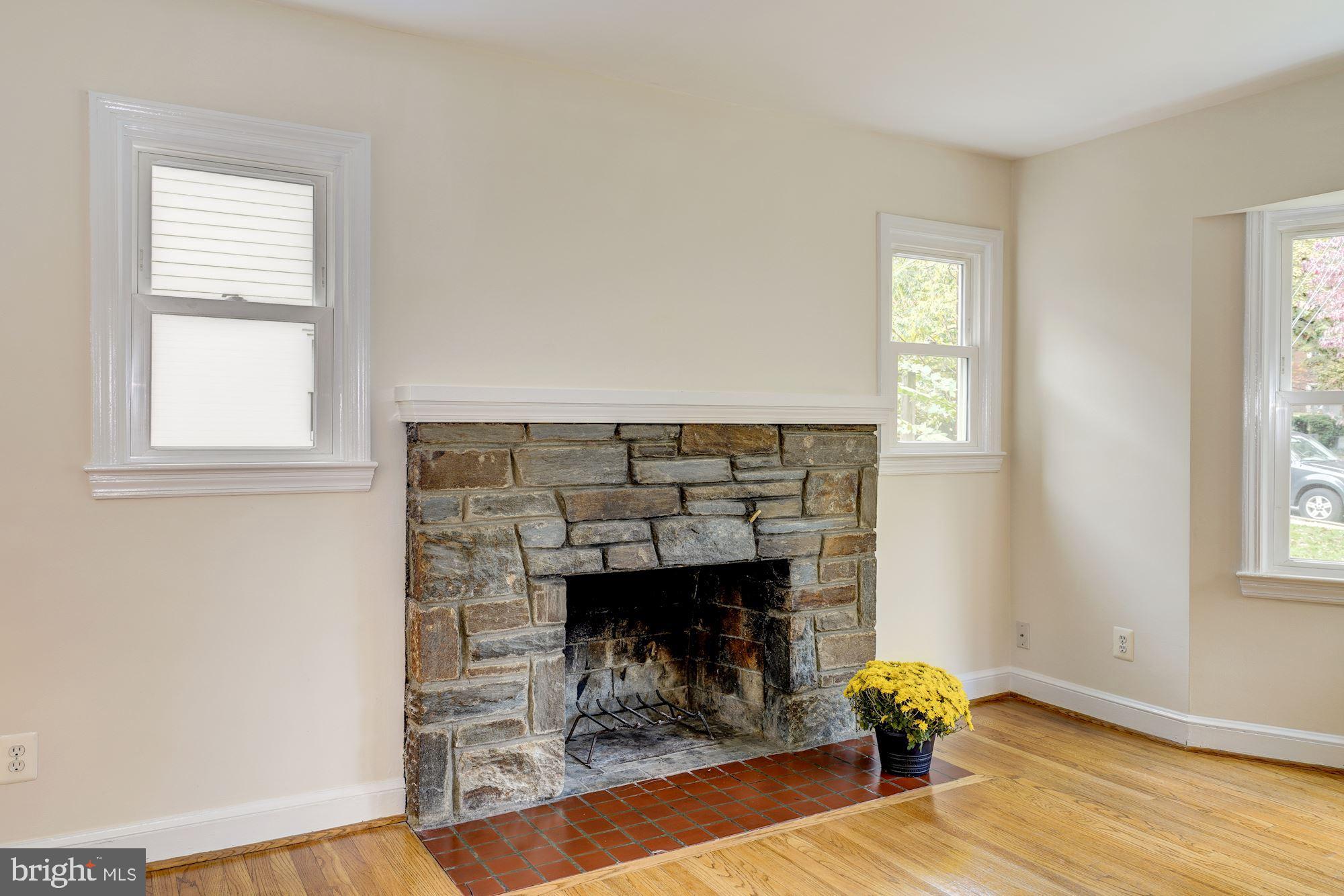 1608 Grace Church Road Silver Spring, MD 20910 - Photo 4 of 26 Generous wood burning fireplace!