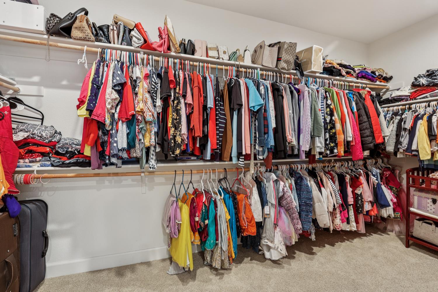 2371 Rio Grande Drive Tracy, CA 95377 - Photo 43 of 61 a view of walk in closet with clothes