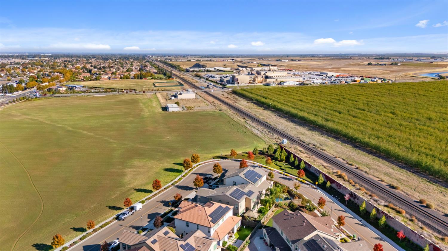 2371 Rio Grande Drive Tracy, CA 95377 - Photo 54 of 61 an aerial view of ocean and residential houses with outdoor space