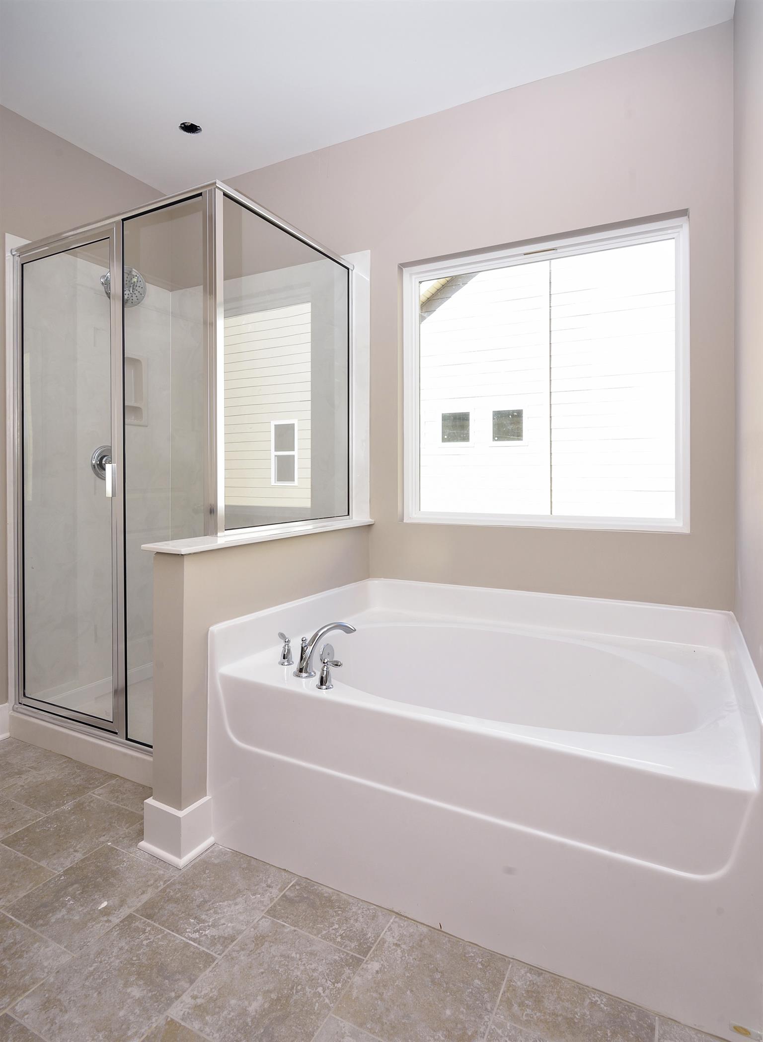 447 Rangeland Road Spring Hill, TN 37174 - Photo 18 of 25 Master shower and bathtub. Existing home.