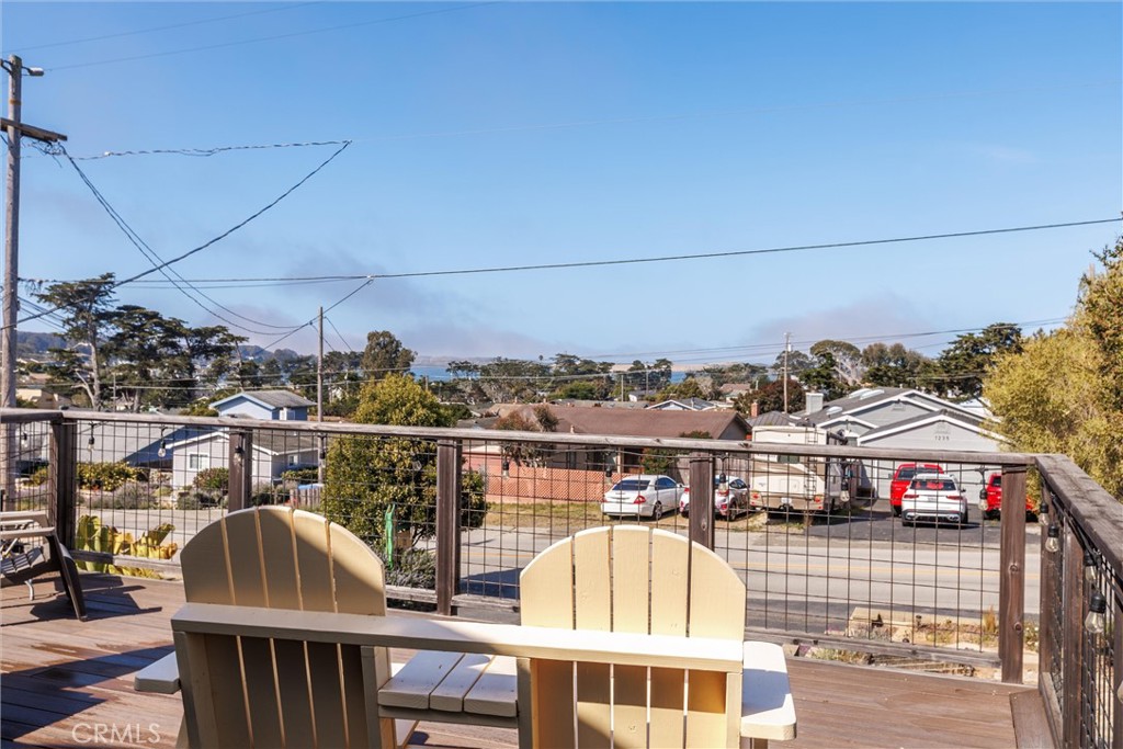 1228 7th Street Los Osos, CA 93402 - Photo 11 of 44 a view of a city from a roof deck
