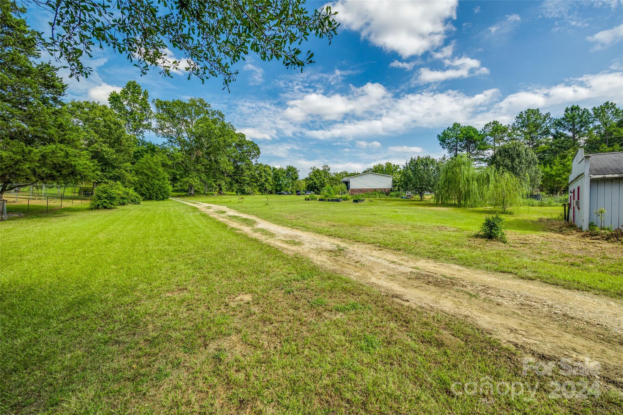 1574 Dunlap Roddey Road Rock Hill, SC 29730 - Photo 33 of 35 a view of a big yard with plants and large trees