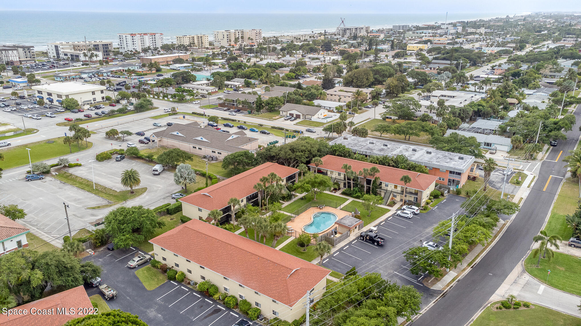 500 Catalina Road, Unit 306 Cocoa Beach, FL 32931 - Photo 3 of 21 Aerial View #2