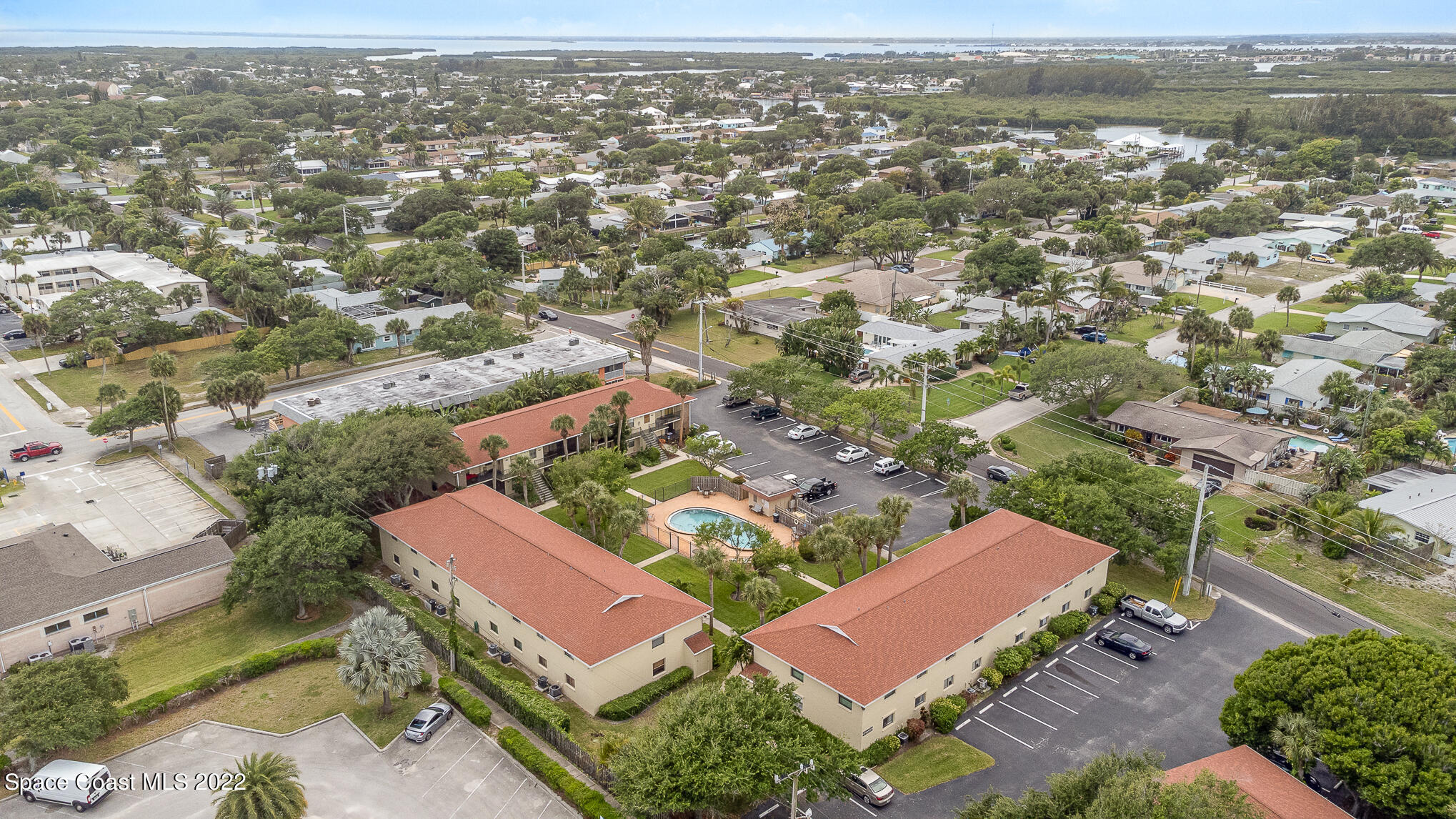 500 Catalina Road, Unit 306 Cocoa Beach, FL 32931 - Photo 4 of 21 Aerial View #3
