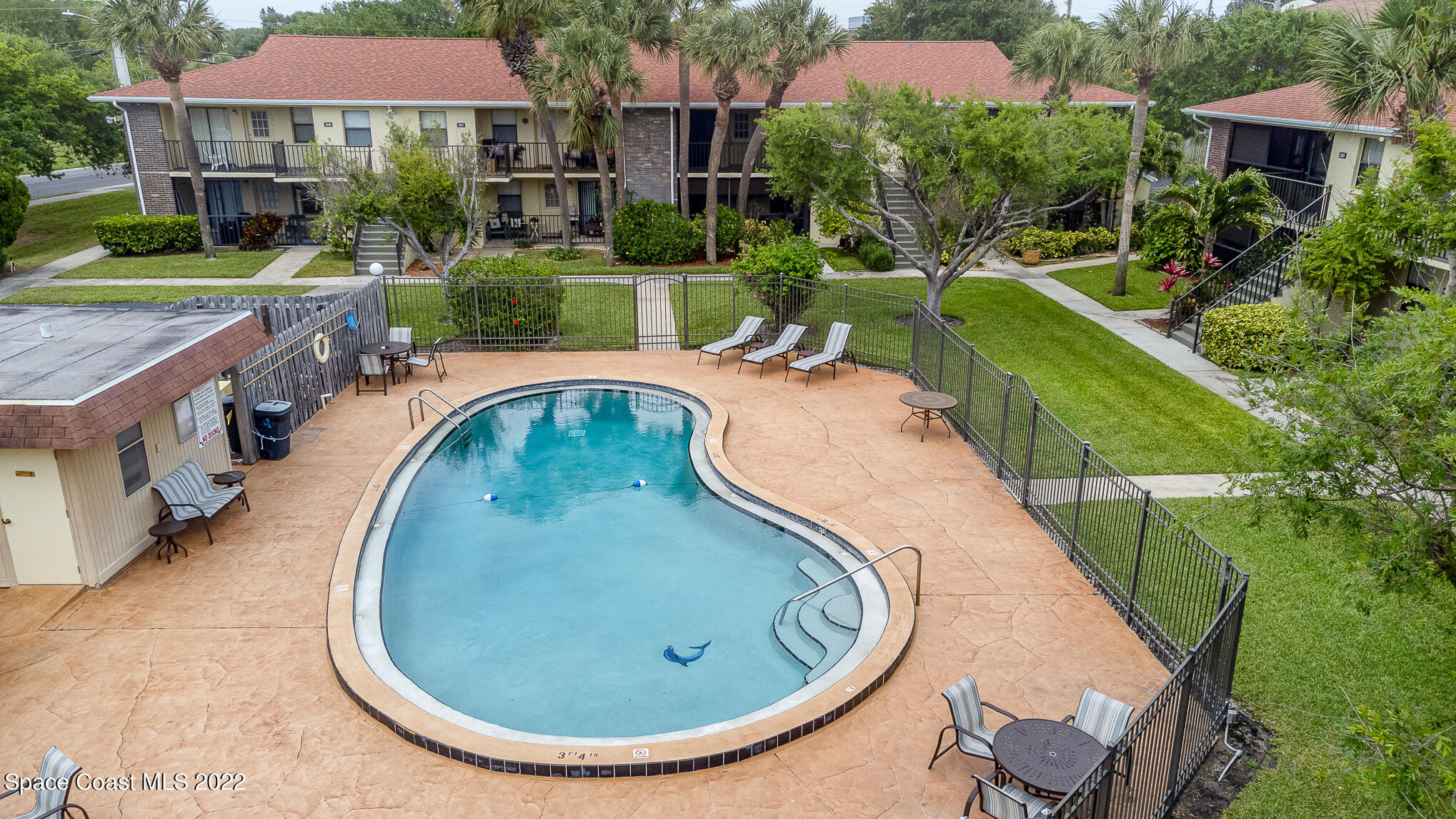 500 Catalina Road, Unit 306 Cocoa Beach, FL 32931 - Photo 5 of 21 Aerial View #5