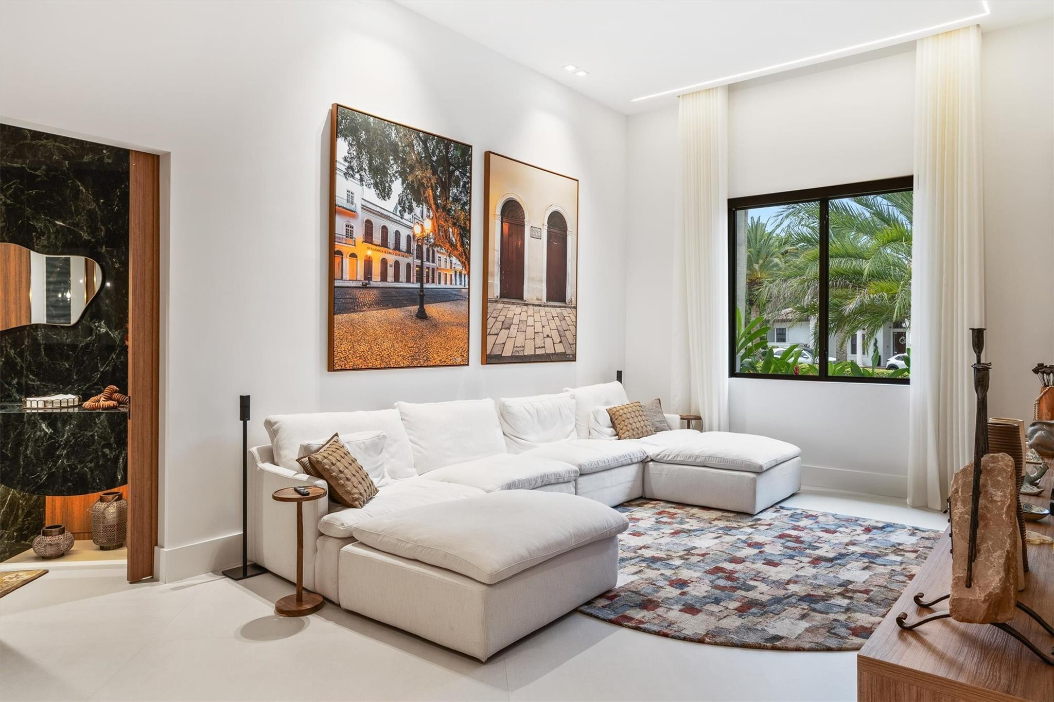 3340 Paddock Road Weston, FL 33331 - Photo 49 of 68 a living room with furniture and a window