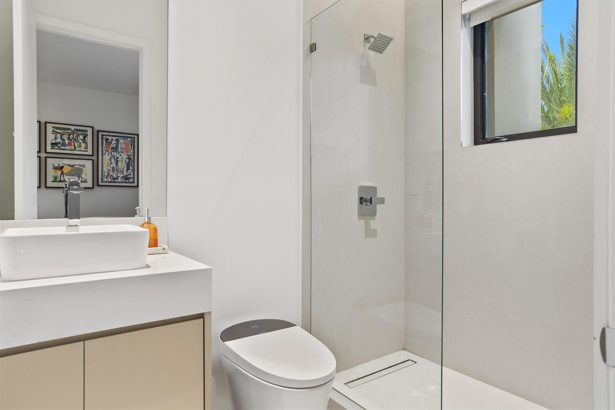 3340 Paddock Road Weston, FL 33331 - Photo 52 of 68 a bathroom with a sink a toilet and shower