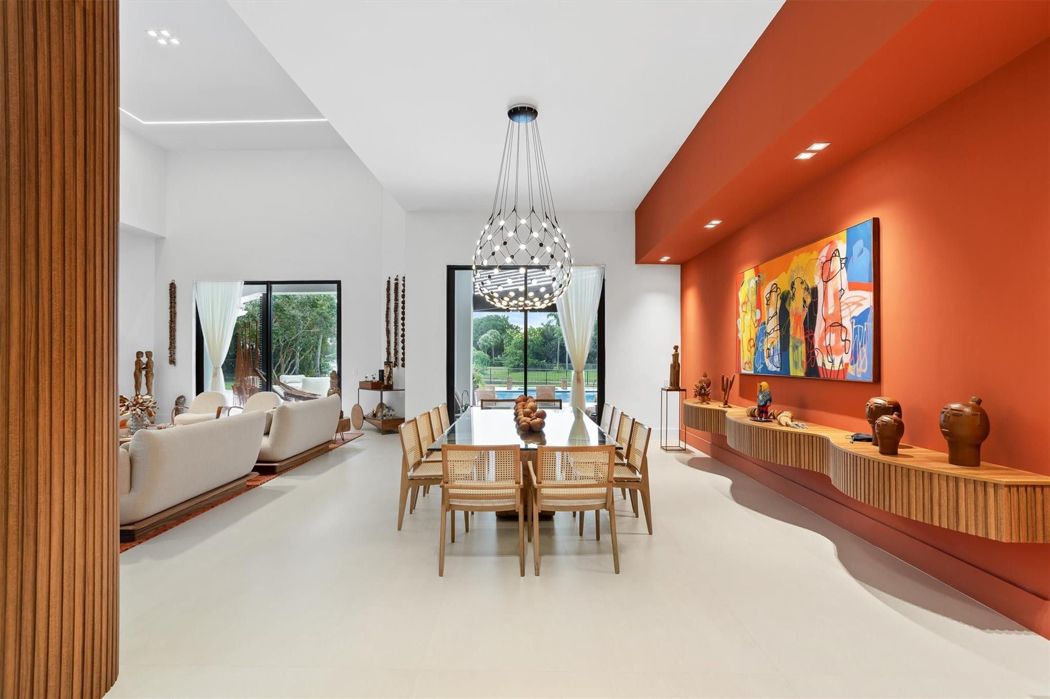 3340 Paddock Road Weston, FL 33331 - Photo 7 of 68 a living room with furniture and a large window