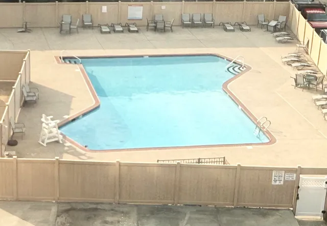 a view of a swimming pool