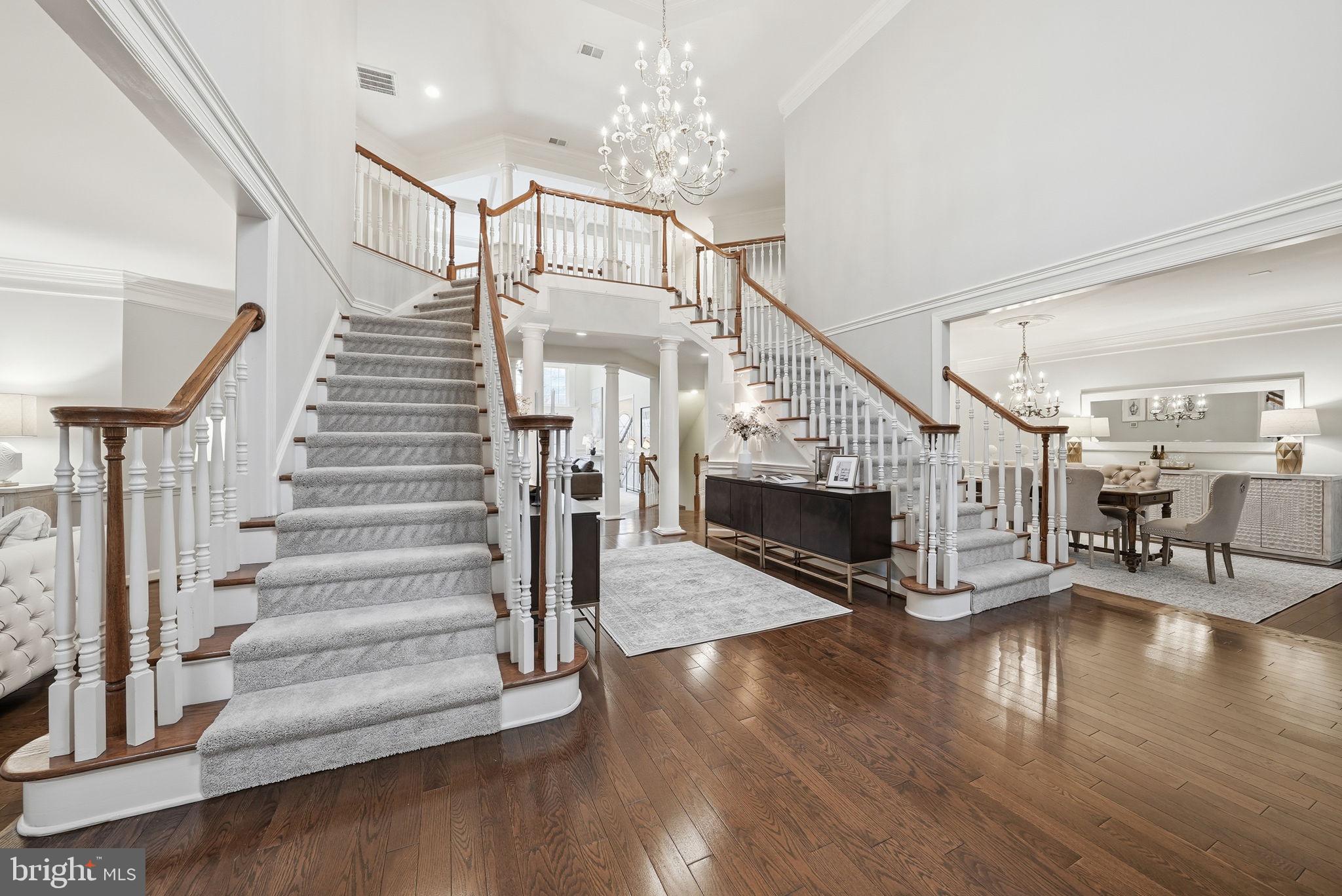11588 Cedar Chase Road Herndon, VA 20170 - Photo 20 of 81 a view of entryway livingroom and hall with wooden floor