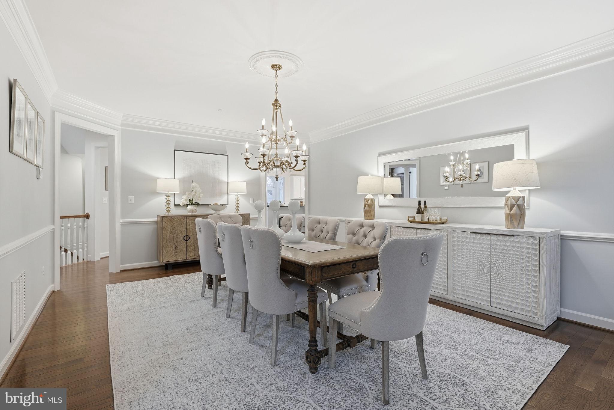 11588 Cedar Chase Road Herndon, VA 20170 - Photo 24 of 81 a view of a dining room with furniture
