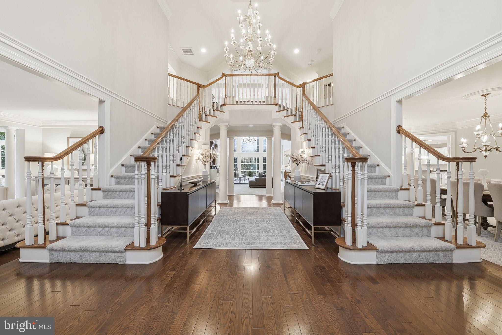11588 Cedar Chase Road Herndon, VA 20170 - Photo 6 of 81 a view of entryway and hall with wooden floor