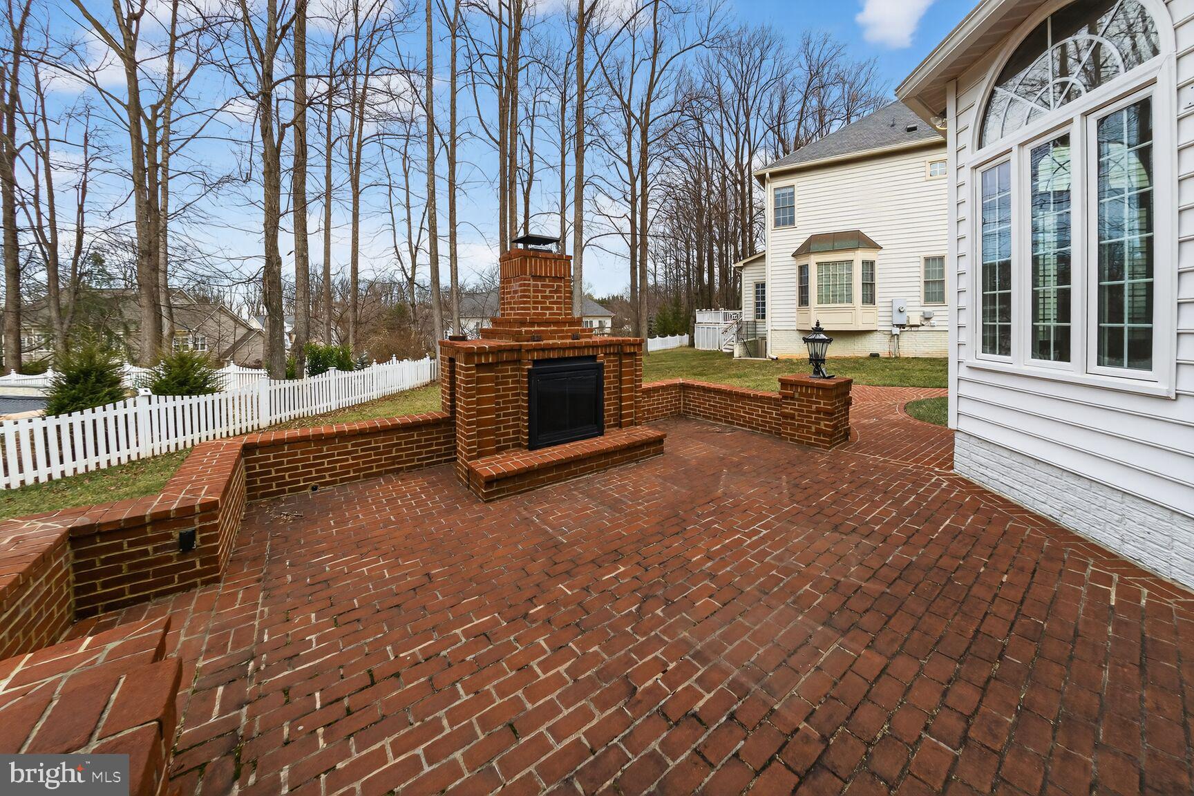 11588 Cedar Chase Road Herndon, VA 20170 - Photo 79 of 81 Back Patio with Fireplace