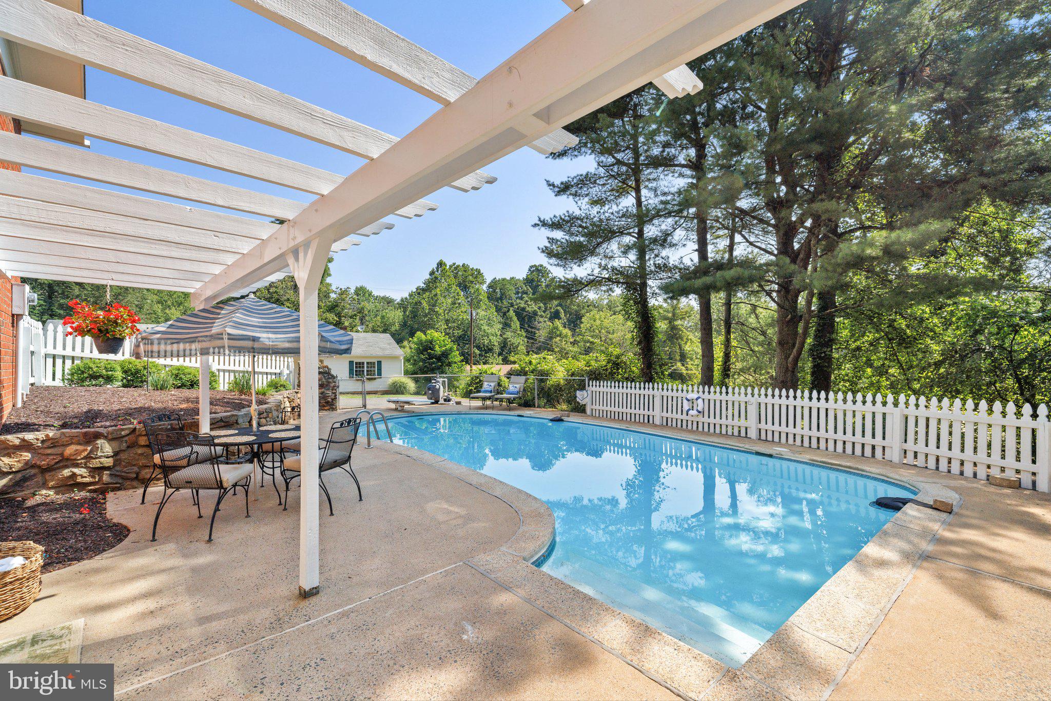 5396 Dumfries Road Warrenton, VA 20187 - Photo 4 of 39 Walk right out to the in ground gunite pool