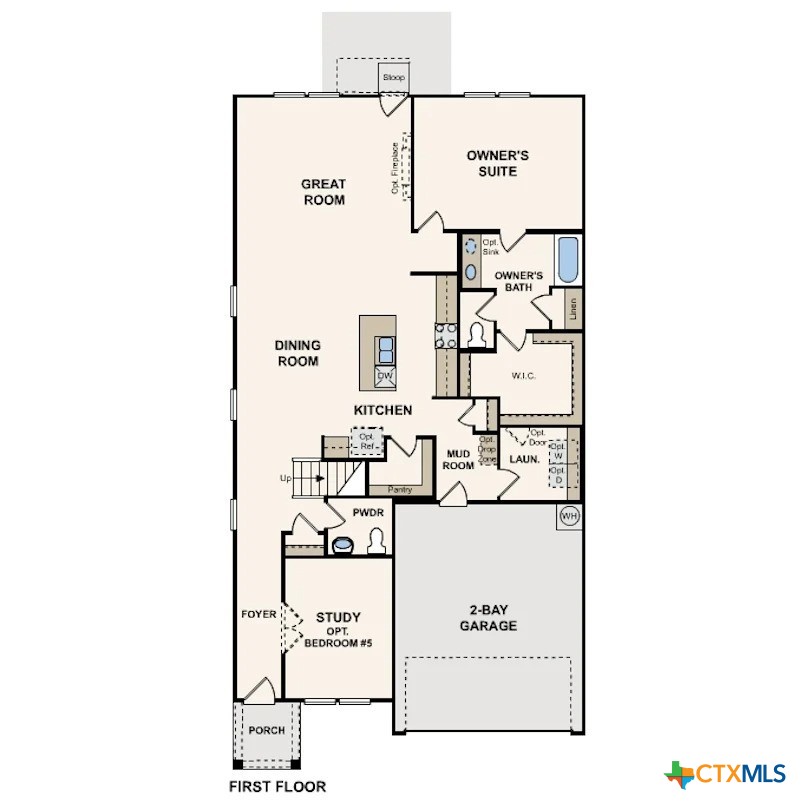4805 Native Pearl Lane Austin, TX 78754 - Photo 4 of 15 primrose2557-averycentre-floor-1