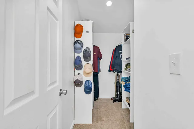 a view of walk in closet
