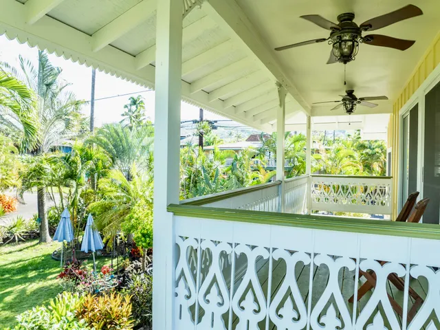 a view of an outdoor space and deck