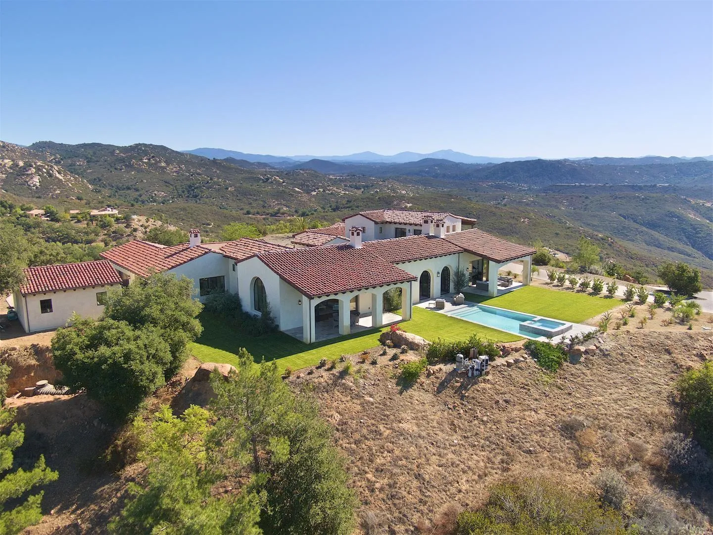 14304 Ridge Ranch Road Valley Center, CA 92082 - Photo 2 of 30 an aerial view of residential houses with outdoor space