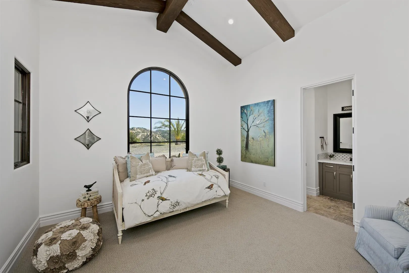14304 Ridge Ranch Road Valley Center, CA 92082 - Photo 21 of 30 a bed room with a bed and a window