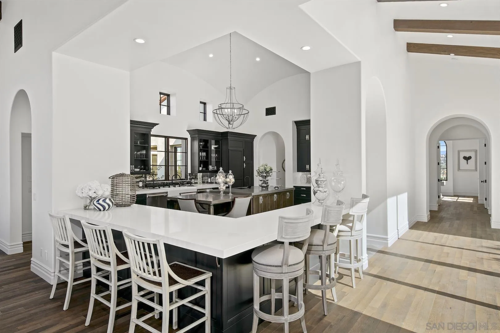 14304 Ridge Ranch Road Valley Center, CA 92082 - Photo 9 of 30 a view of a dining room with furniture and wooden floor