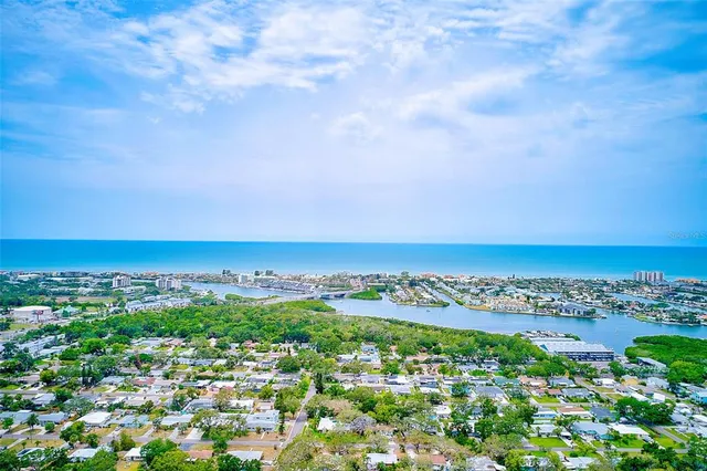 a view of a lake with a mountain view