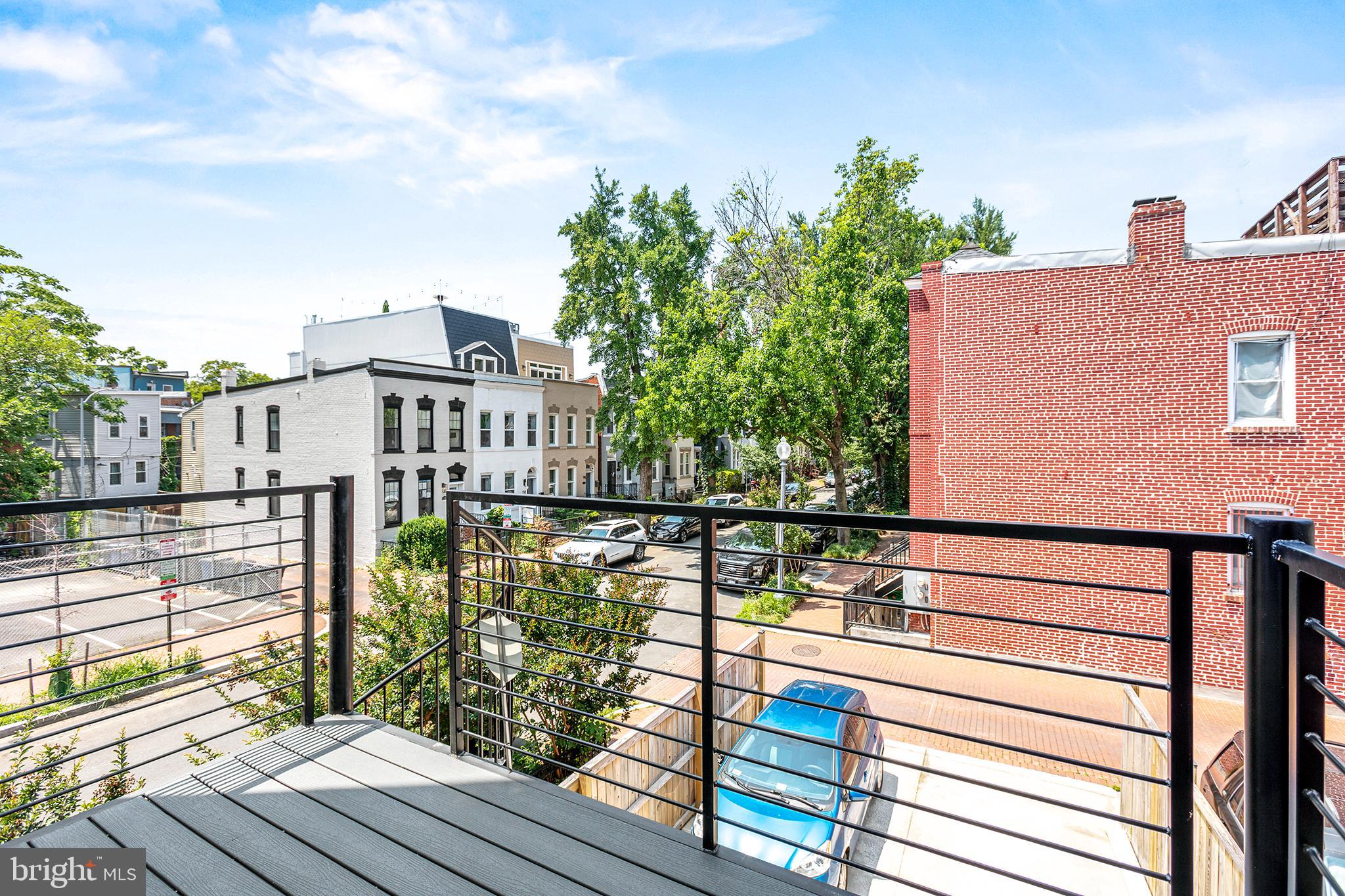 1922 1st Street Northwest, Unit B Washington, DC 20001 - Photo 18 of 49 Charming urban view from a stylish balcony.