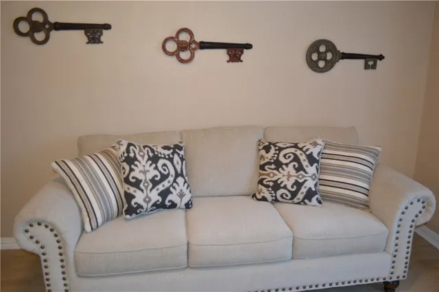 a living room with a couch