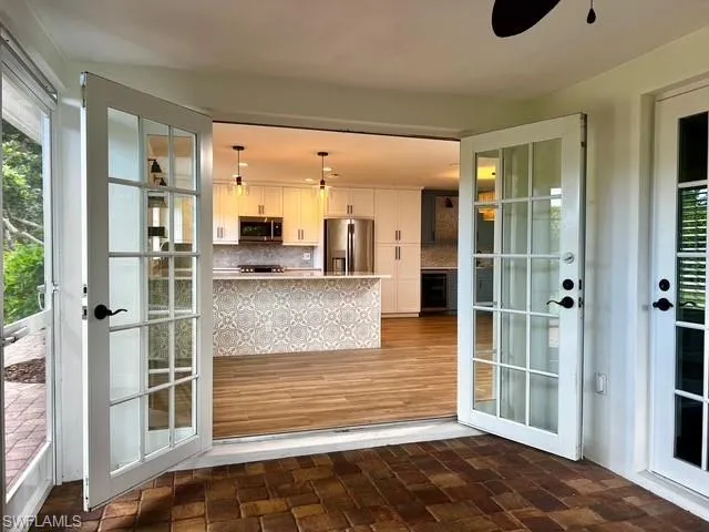 a view of a living room