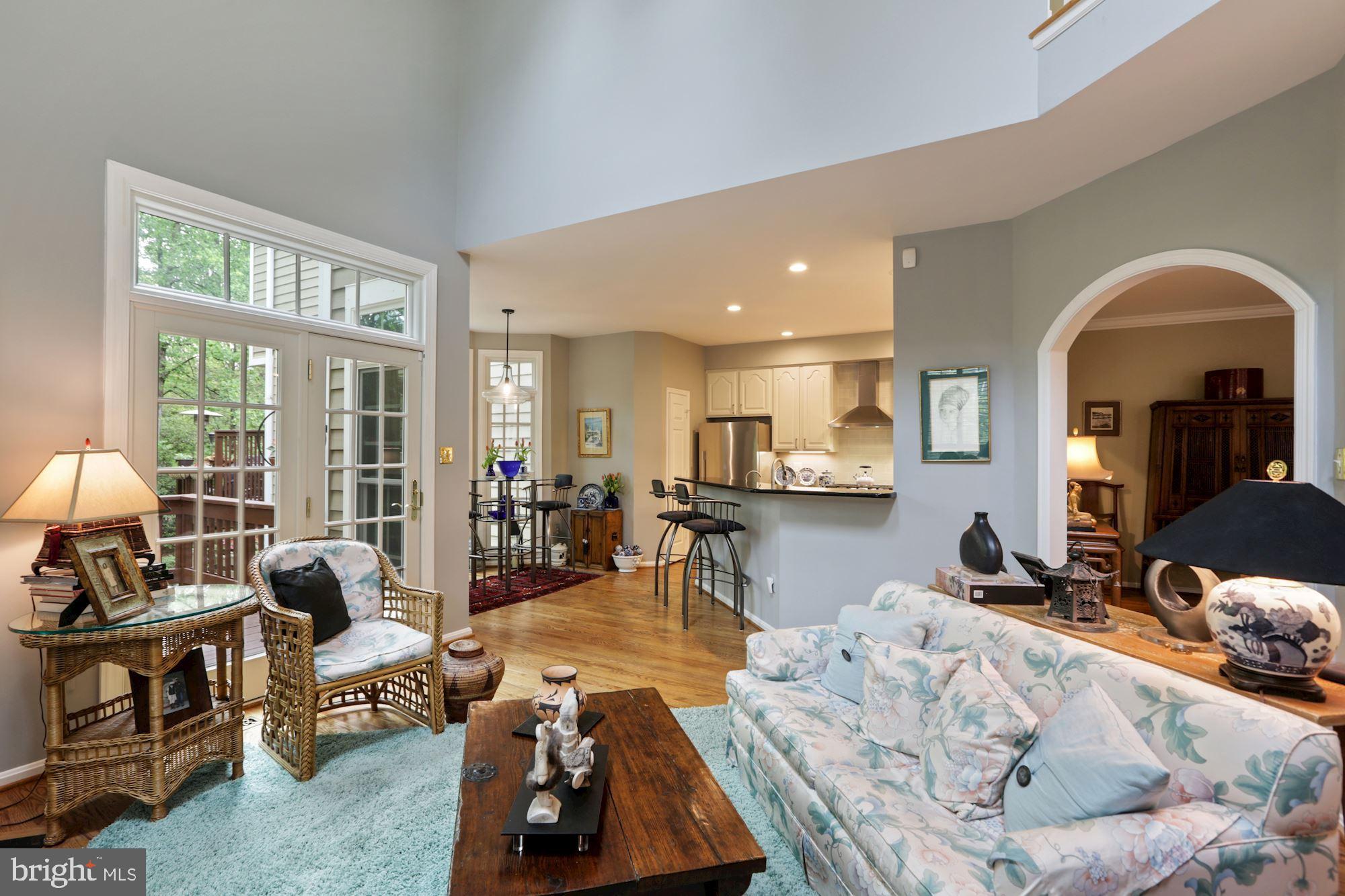 11412 Hollow Timber Way Reston, VA 20194 - Photo 12 of 59 Family Room opens to the kitchen adn access to dec