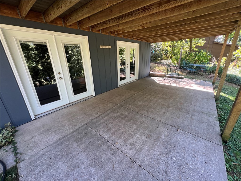 86422 North Bay Road Scio, OH 43988 - Photo 42 of 47 View of patio / terrace with french doors
