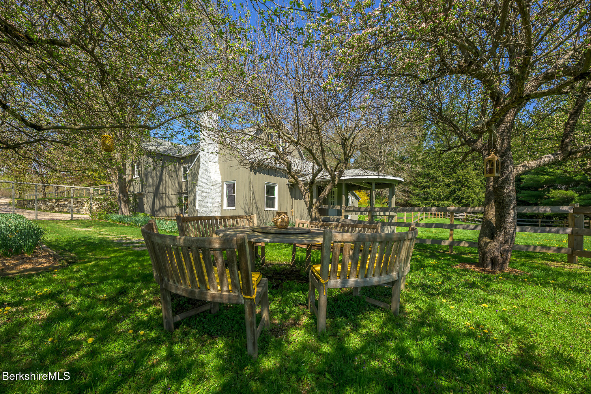 302 A Egremont Plain Road Egremont, MA 01230 - Photo 11 of 71 a view of a house with backyard sitting area and garden