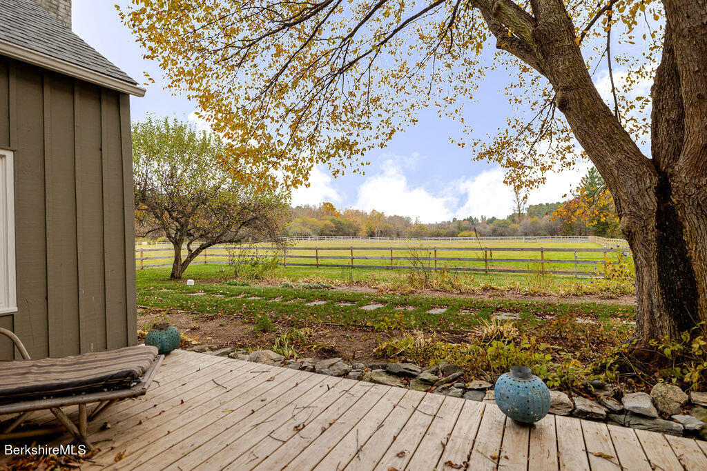 302 A Egremont Plain Road Egremont, MA 01230 - Photo 54 of 66 a view of a yard with wooden floor