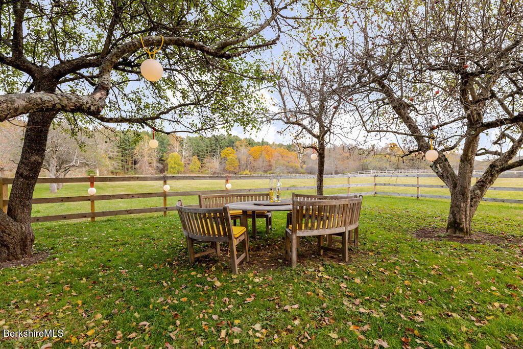 302 A Egremont Plain Road Egremont, MA 01230 - Photo 55 of 66 a view of a bench in a garden