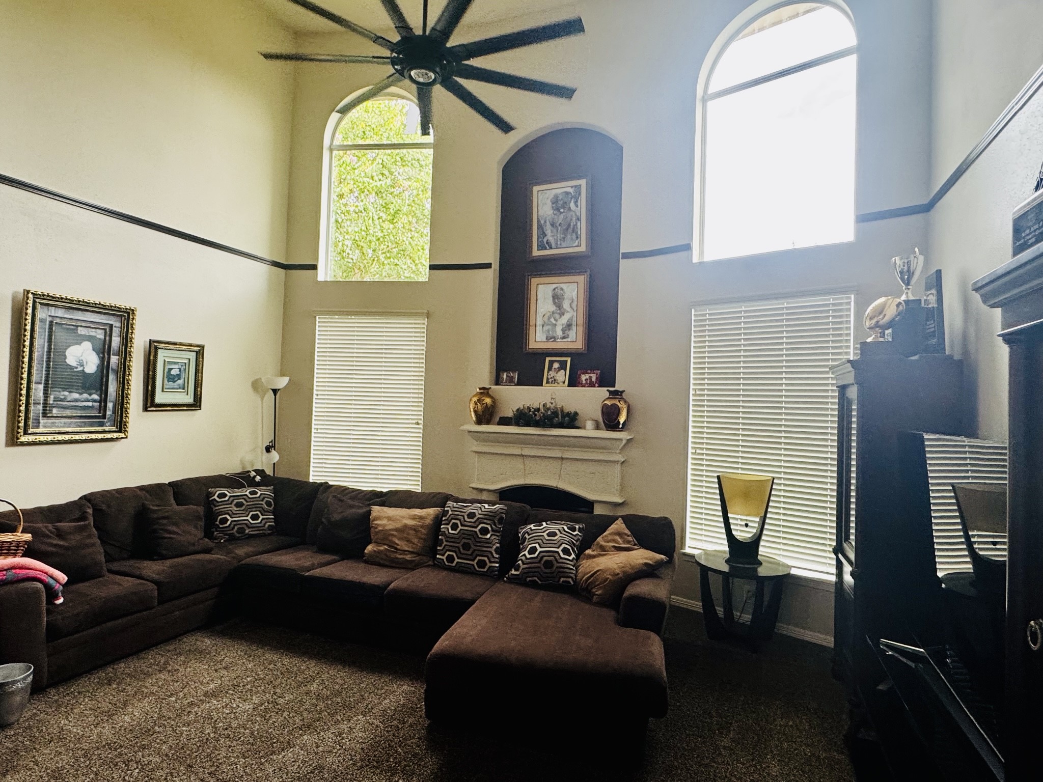 3114 Double Jack Court Spring, TX 77373 - Photo 8 of 41 a living room with furniture and a large window
