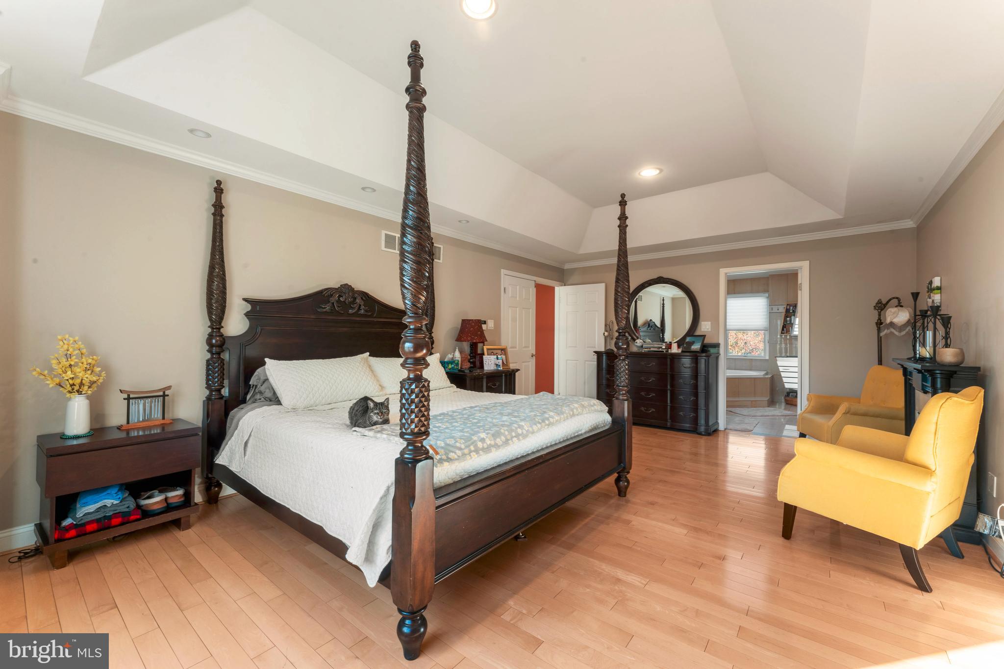 67 Lenape Road Richboro, PA 18954 - Photo 22 of 43 a bedroom with a bed window and couch